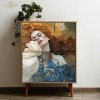 Papier decoupage morwowy FPA1011, Seria Inspired by Klimt, kobiety, zloto, dekoracyjne wzory, kamienie szlachetne, mozaiki, motywy secesyjne * Mulberry decoupage paper FPA1012, women, gold, decorative patterns, gemstones, mosaics, Art Nouveau motifs